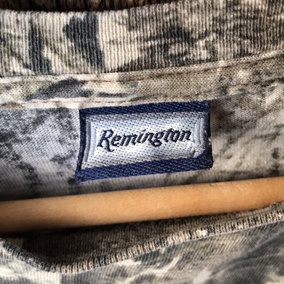VTG Remington Single Stitch Mossy Oak Camo Long Sleeve T-Shirt, 2X - Picture 7 of 8